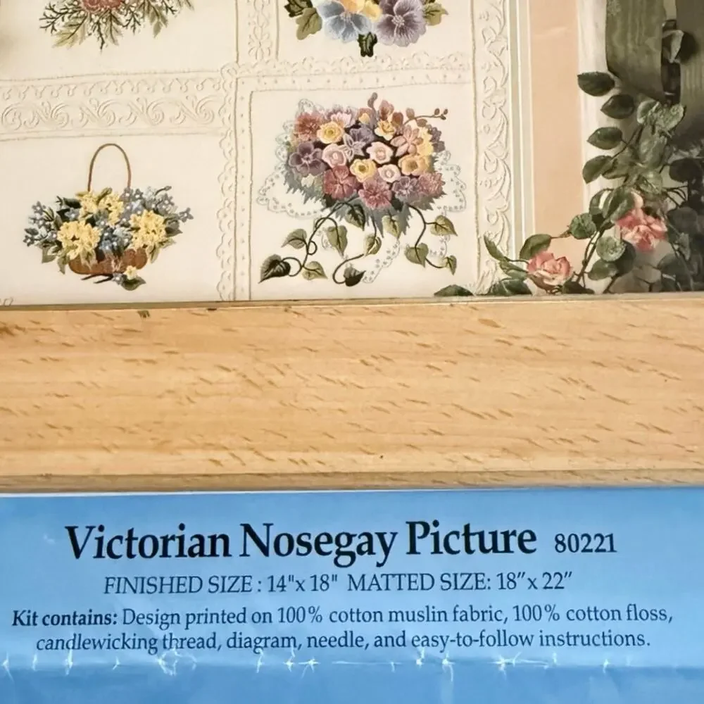 Candamar Candlewicking Kit • Victorian Nosegay • 1994 • Incomplete